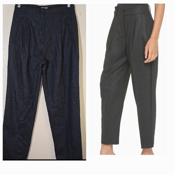 Ralph Lauren Wool Blend High Rise Trousers - Picture 1 of 11